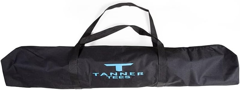 Tanner Portable Baseball Net with Carry Bag - 7' x 7' Baseball Net Softball Batting Net with Target and Catch Sock for Hitting and Pitching | Black and Blue - Image 4